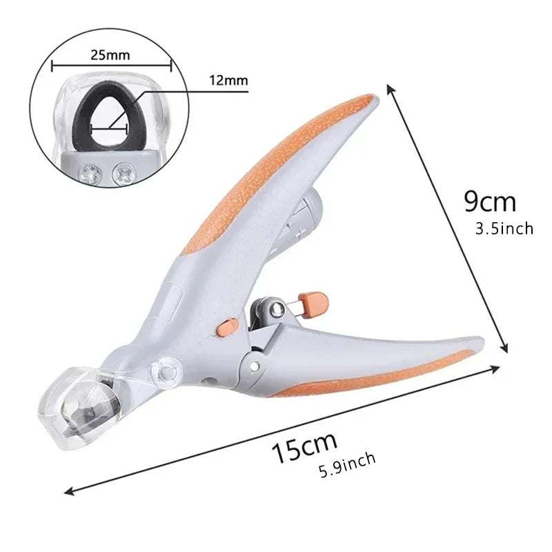 Pet Nail Clipper Led Light Nail Clippers Dog Nail Professional Pet Scissors Pet Cat Dog Clipper Scissors